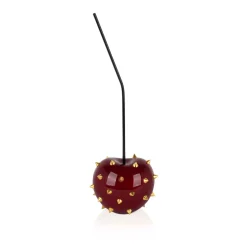 Cherry Pop 44cm Red Stud Resin Indoor Sculpture