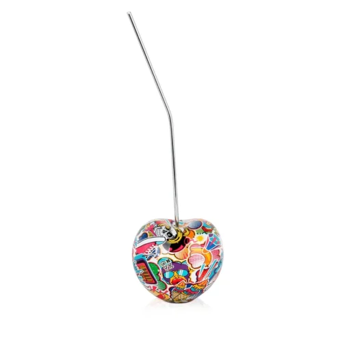 Cherry Pop 44cm Street Art Resin Indoor Sculpture