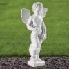 Cherub 61cm Marble Resin Garden Statue