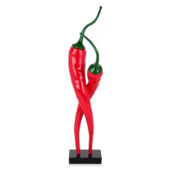 Chilli Fusion 59cm Red Resin Indoor Sculpture