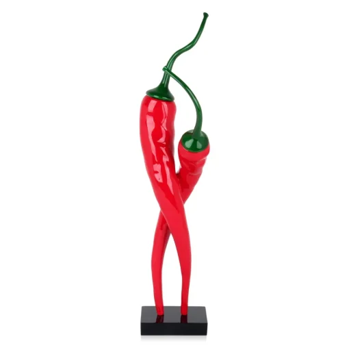 Chilli Fusion 59cm Red Resin Indoor Sculpture