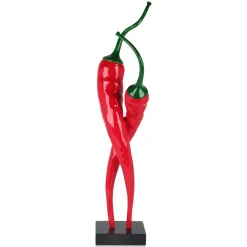 Chilli Fusion 88cm Red Resin Indoor Sculpture