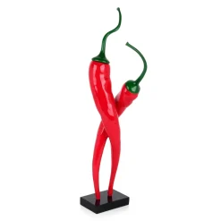 Chilli Fusion 59cm Red Resin Indoor Sculpture