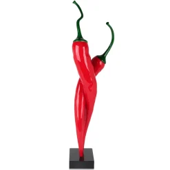 Chilli Fusion 88cm Red Resin Indoor Sculpture