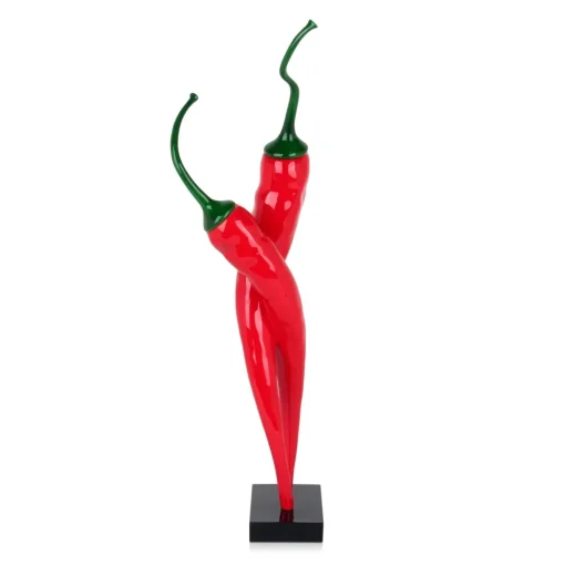 Chilli Fusion 59cm Red Resin Indoor Sculpture