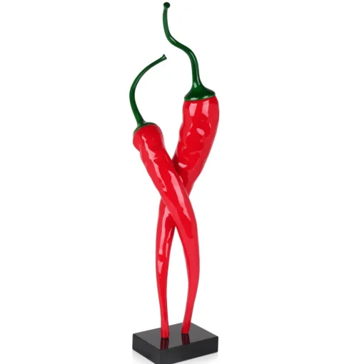 Chilli Fusion 88cm Red Resin Indoor Sculpture