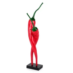 Chilli Fusion 59cm Red Resin Indoor Sculpture