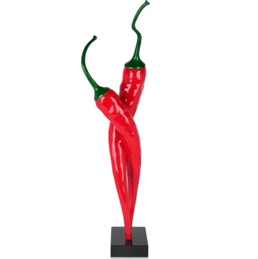 Chilli Fusion 88cm Red Resin Indoor Sculpture