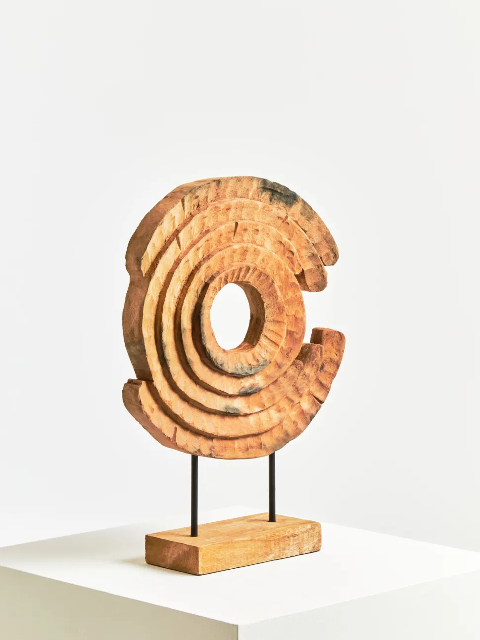 Circular Dance 48cm Wood Indoor Sculpture