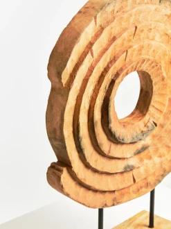 Circular Dance 48cm Wood Indoor Sculpture