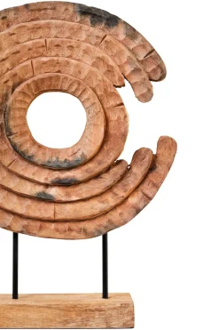 Circular Dance 48cm Wood Indoor Sculpture