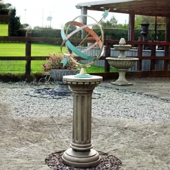 Clarence Stone Brass Armillary Garden Sundial