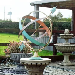 Clarence Stone Brass Armillary Garden Sundial