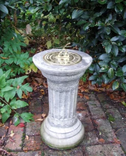 Classical Brass Stone Garden Sundial