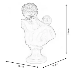 Comic Titan 35cm Pop Art Resin Indoor Sculpture