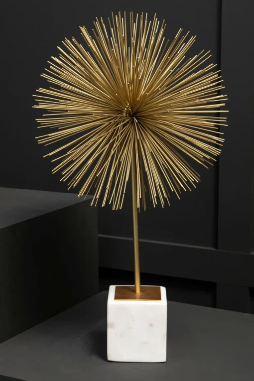 Cosmic Bliss 64cm Gold Metal Indoor Sculpture