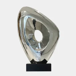 Cosmic Glow 54cm Silver Metal Indoor Sculpture