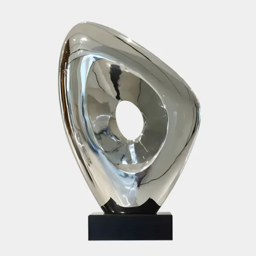 Cosmic Glow 54cm Silver Metal Indoor Sculpture