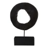 Cosmic Loop 43cm Black Wood Indoor Sculpture