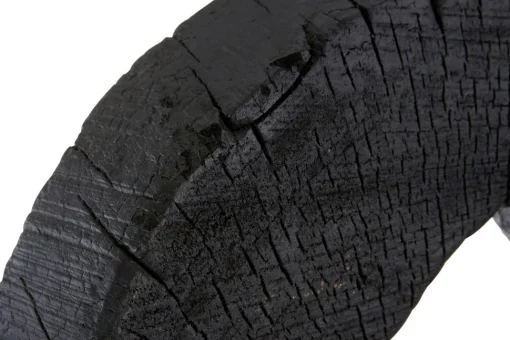 Cosmic Loop 43cm Black Wood Indoor Sculpture