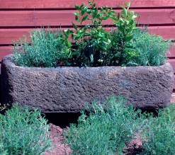 Country Plant Trough Stone Garden Planter