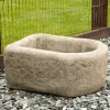 Countryside Design Stone Planter Garden Trough