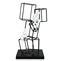 Creative Thinker 47cm Metal Indoor Sculpture