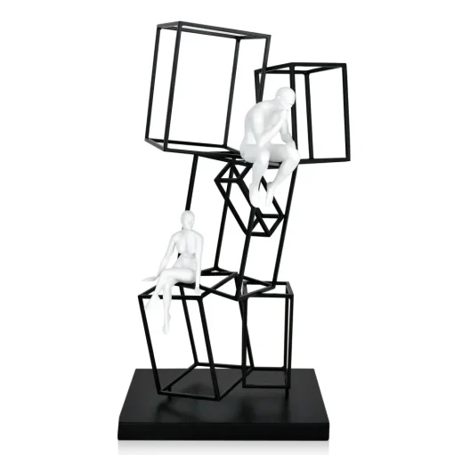 Creative Thinker 47cm Metal Indoor Sculpture