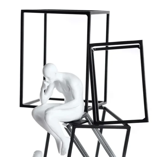 Creative Thinker 47cm Metal Indoor Sculpture