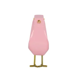 Cubic Bird 18cm Rosa Pink Resin Indoor Sculpture