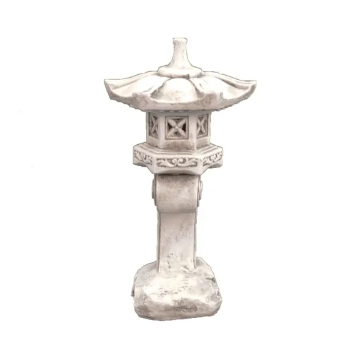 Curved Japanese Pagoda Antique Stone Garden Ornament