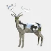 Deer 197cm Geometric Metal Garden Sculpture v1