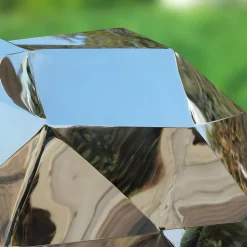 Deer 168cm Geometric Metal Garden Sculpture