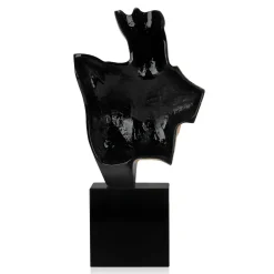 Divided Diva 50cm Black Resin Indoor Sculpture