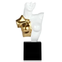 Divided Diva 50cm White Resin Indoor Sculpture