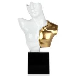 Divided Titan 52cm White Resin Indoor Sculpture