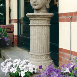 Doric Column 76cm Stone Garden Pedestal