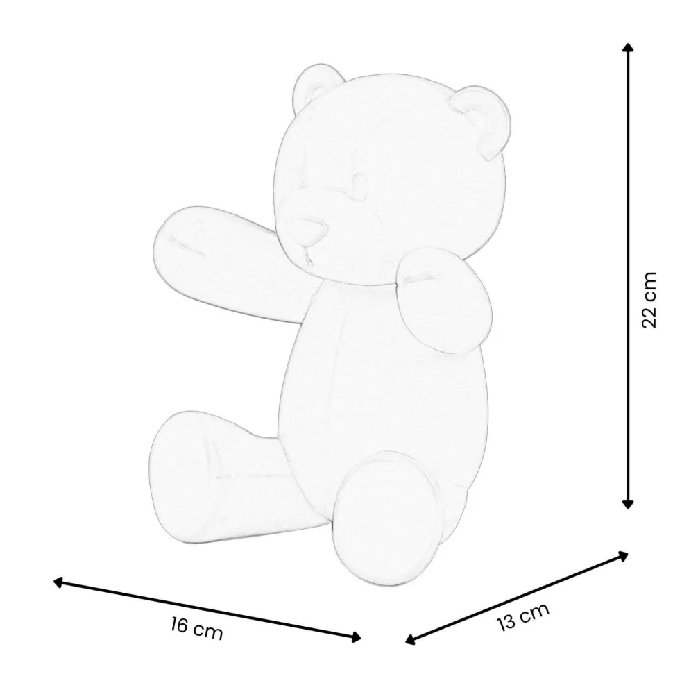 Dream Bear 22cm Pink Resin Indoor Sculpture