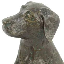Duke the Dog Bronze Metal Garden Ornament