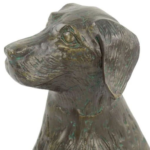 Duke the Dog Bronze Metal Garden Ornament