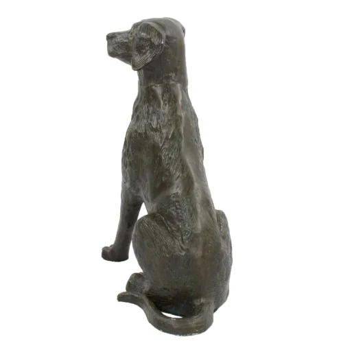Duke the Dog Bronze Metal Garden Ornament