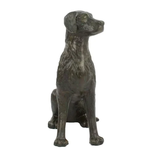 Duke the Dog Bronze Metal Garden Ornament