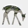 Dynamic Deer 91cm Metal Garden Sculpture