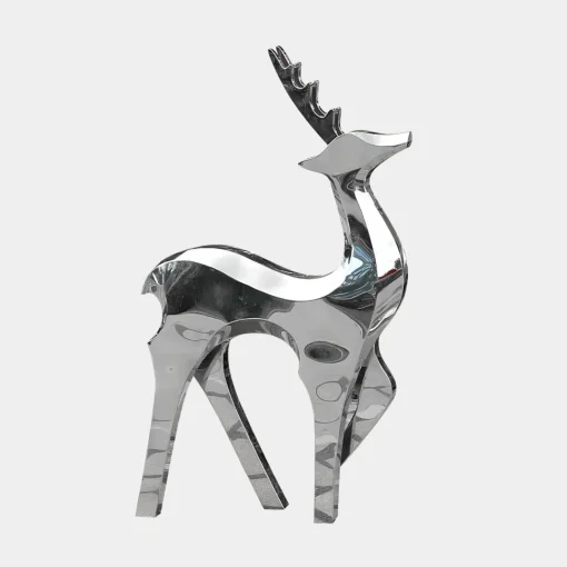 Dynamic Deer 158cm Metal Garden Sculpture