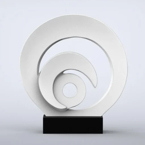 Eclipse Contemporary Indoor Sculpture - 16 Colour Options