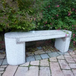 Elegance Polished Granite Stone Garden Bench