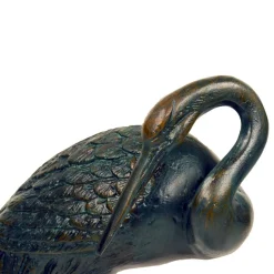 Elegant Cranes Bronze Metal Garden Ornaments