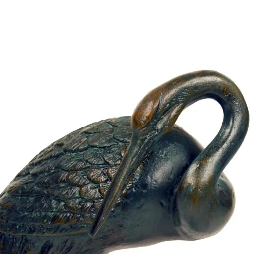 Elegant Cranes Bronze Metal Garden Ornaments