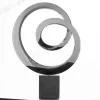 Ellipse 64cm Metal Stainless Steel Indoor Sculpture