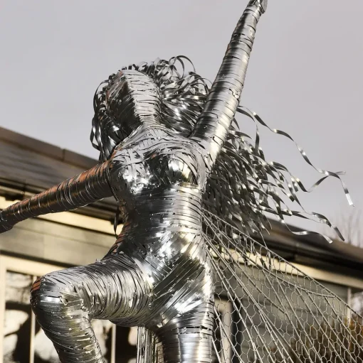Elvina Fairy Metal Wire Garden Sculpture
